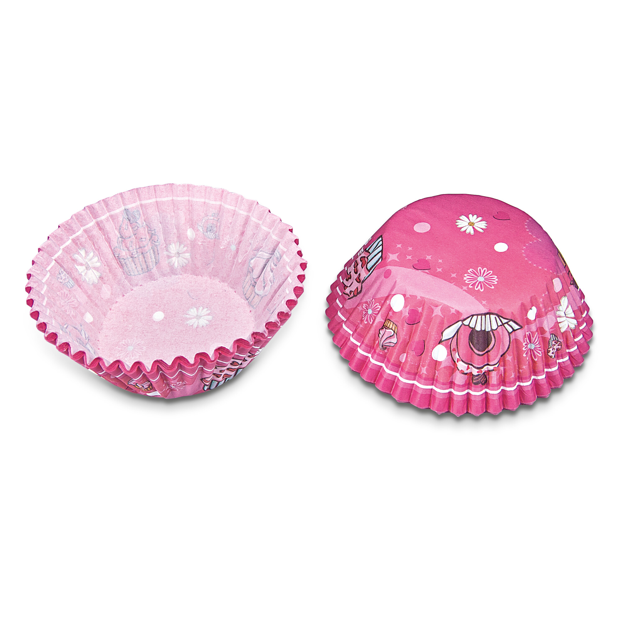 Paper cupcake liners – Girlie – Maxi – 50 pieces
