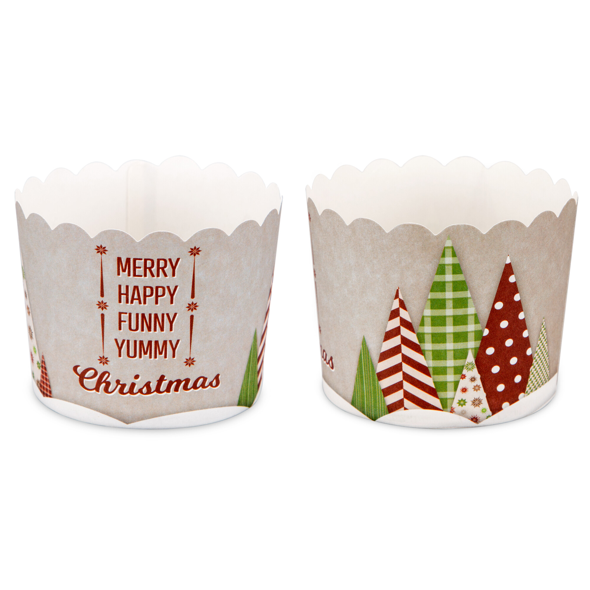 Cupcake liner – Yummy Christmas – Maxi – 12 pieces