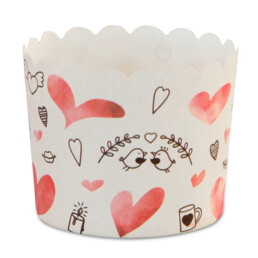Cupcake liner – Sweet Love – Maxi – 12 pieces