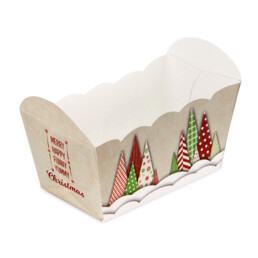 Paper baking pan – Yummy Christmas – 10 pieces