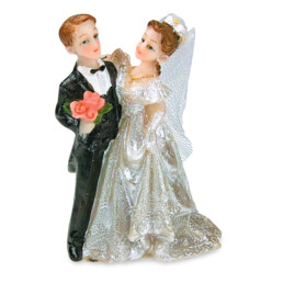 Cake decoration – Bridal couple – with veil