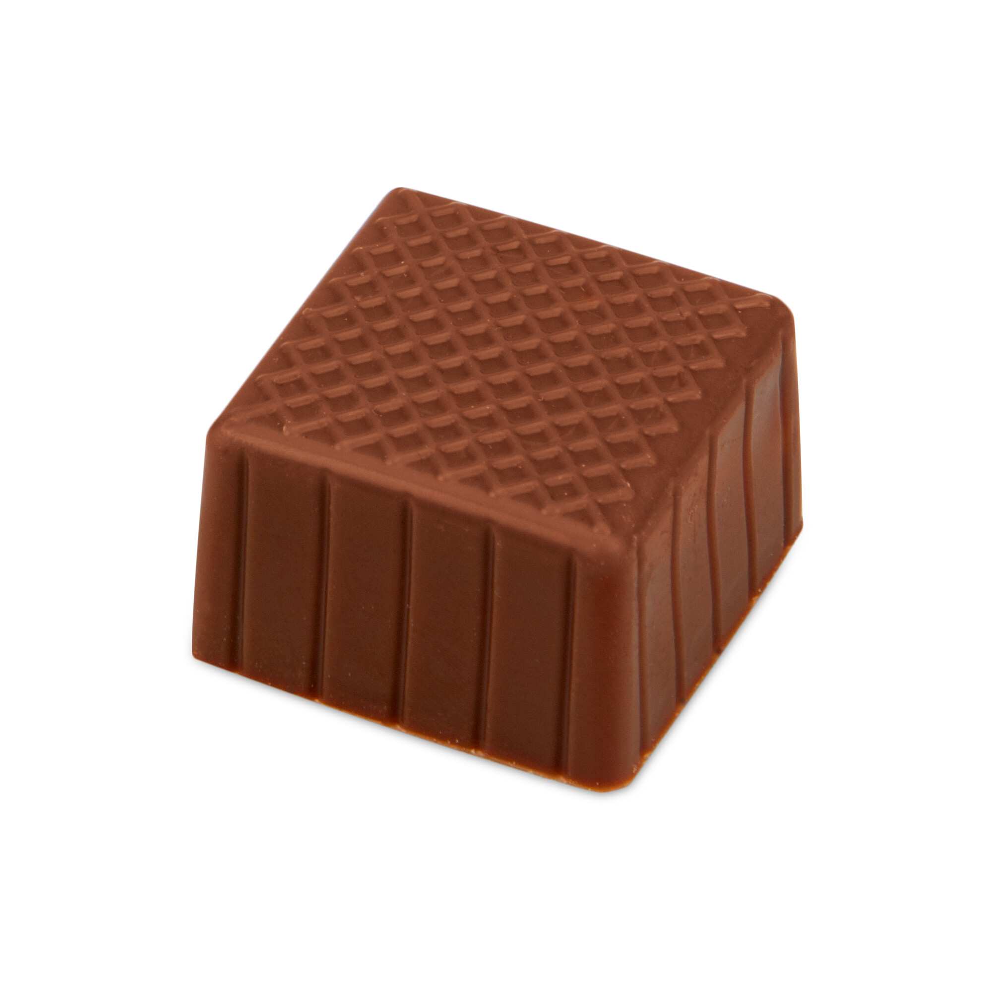 Pralinen-Hohlkörper – Carree – Vollmilchschokolade – 63 Stück