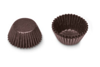 Papier-Backförmchen – Braun – für Muffin-Konfekt – 100 Stück