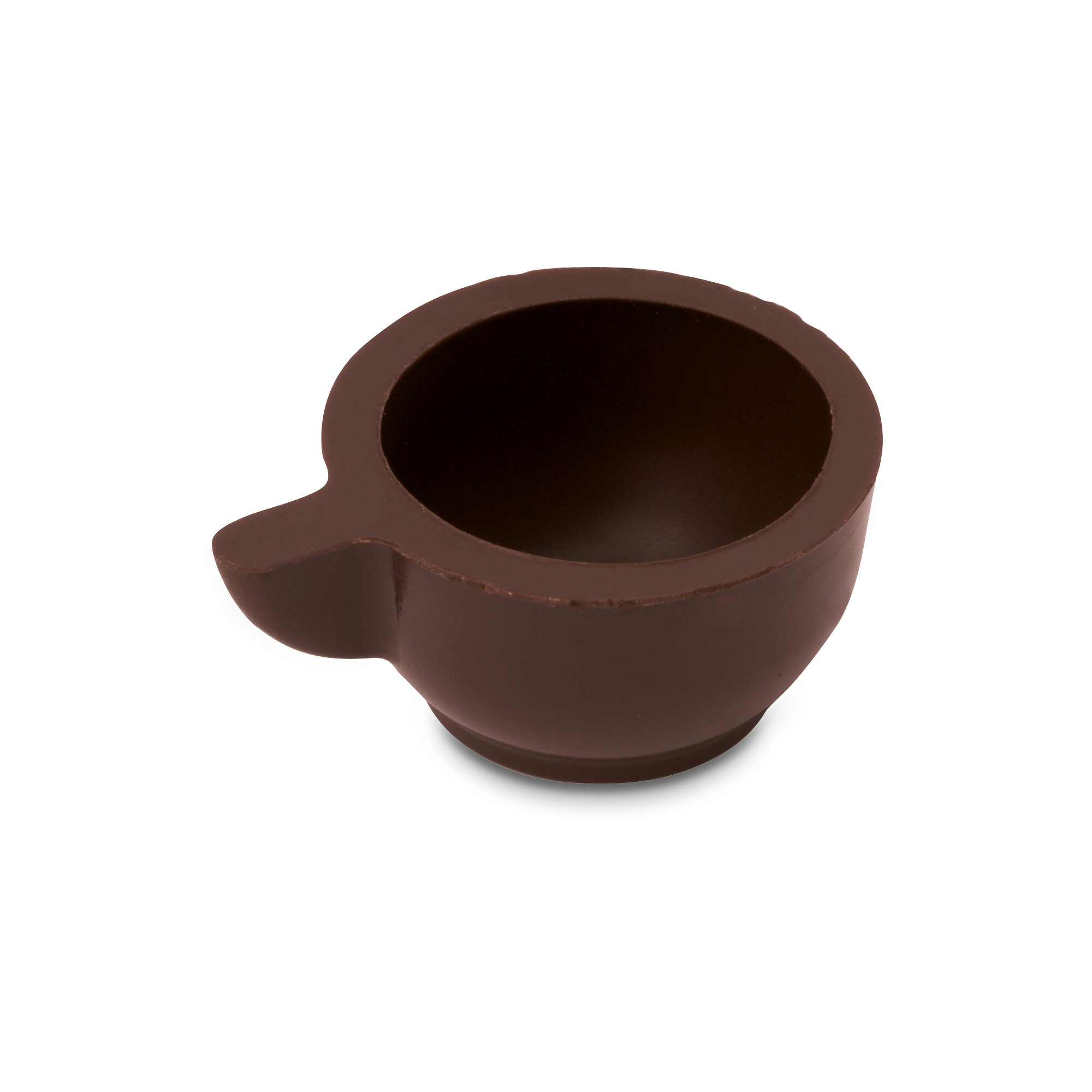 Pralinen-Hohlkörper – Tasse – Zartbitterschokolade – 54 Stück