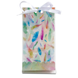Treat bag – Rainbow feathers – Set, 24 parts