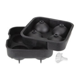 fresh&cool – Eiswürfelform XL – Rund/Kugel – 3-teilig