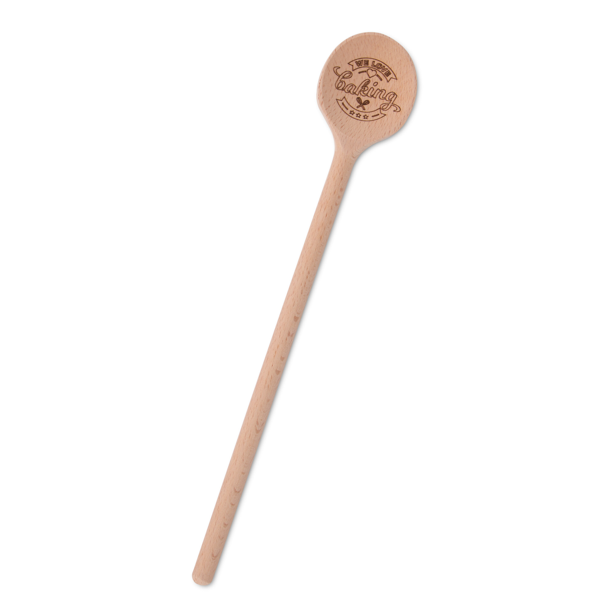 we love baking – Cooking spoon – Round