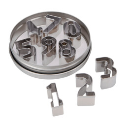 Cookie Cutter – Numbers – Set, 9 parts