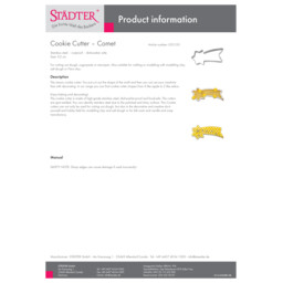 Cookie Cutter – Comet (PDF) Ausstecher – Komet 053120