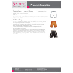 Ausstecher – Hose / Shorts (PDF) Ausstecher – Hose / Shorts 041356