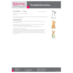 Ausstecher – Hase (PDF) Ausstecher – Hase 086135