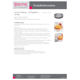we love baking – Springblech – schräg (PDF) we love baking – Springblech – schräg 661370
